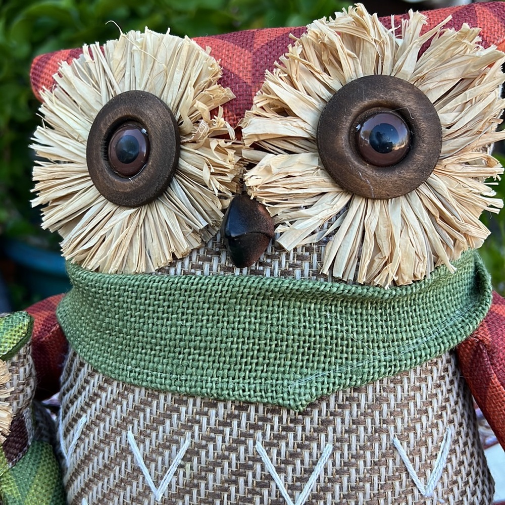 🍁 New Owl Family Fall Accent / Door Stopper 🍁 - Picture 5 of 17